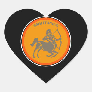 Cœur Sagittarius Coeur Sticker