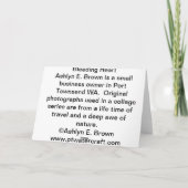 Coeur saignant, carte blanche (Dos)