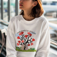 Coeur sauvage dompté par l'amour filles sweat - sh