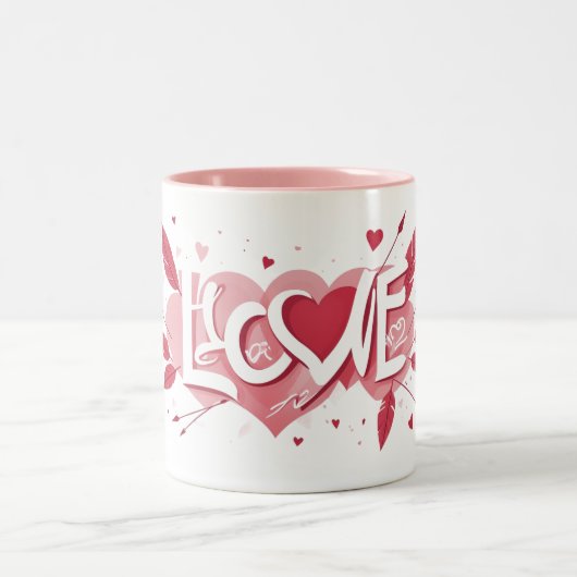 Coeur Scribbles Mug (Centre)
