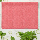 Coeur Serviette de cuisine Rouge (Plié)