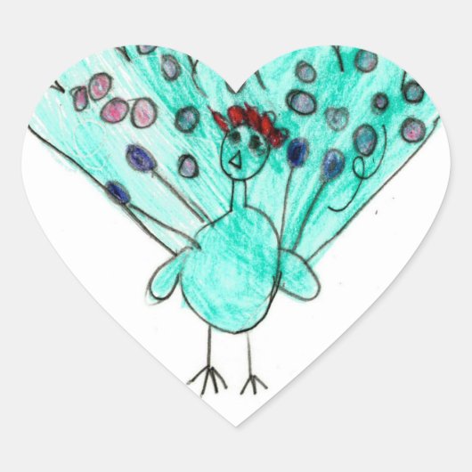 Cœur Sherise : Sticker Coeur (Devant)