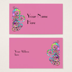 Coeur spiral Peint à la main 1