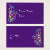 Coeur spiral Peint à la main 2 (Devant & derrière)