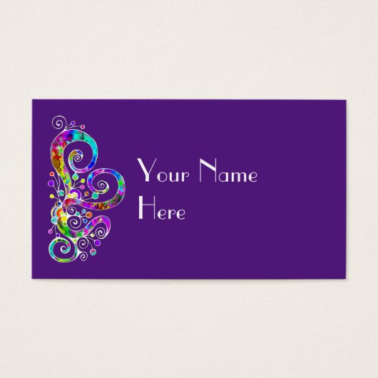 Coeur spiral Peint à la main 2 (Devant)