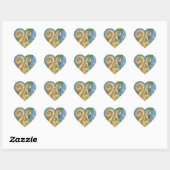 Cœur ST. PATRICK'S DAY IRISH SQUIRREL STICKER Sheet (Feuille)