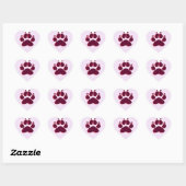 Cœur Sticker (Feuille)
