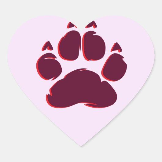 Cœur Sticker (Devant)