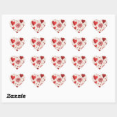 Cœur Sticker (Feuille)