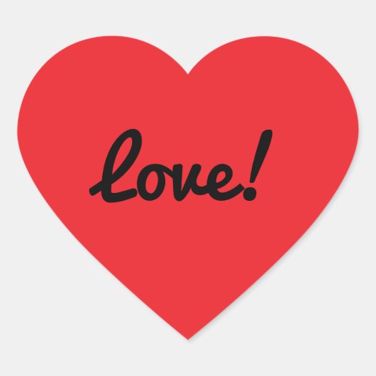 Cœur Sticker (Devant)