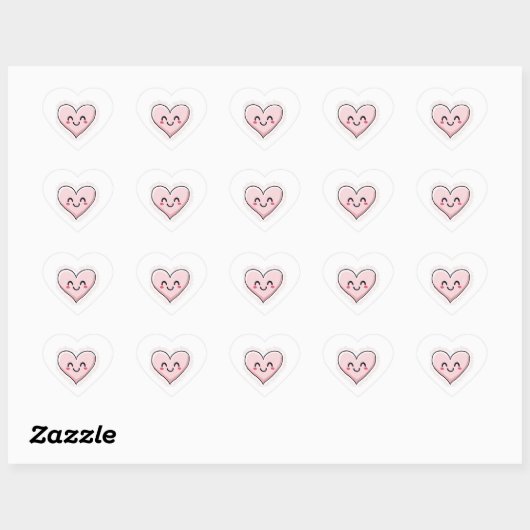 Cœur Sticker (Feuille)