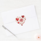 Cœur Sticker (Enveloppe)