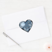 Cœur Sticker à coeur gelé (Enveloppe)