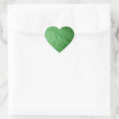 Cœur Sticker à coeur imprimé à fourrure verte (Sac)