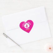 Cœur sticker animal cougar (Enveloppe)
