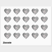 Cœur Sticker Arbre Coeurs Valentin Rose (Feuille)