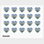 Cœur Sticker Bunny Lovin aceo (Feuille)