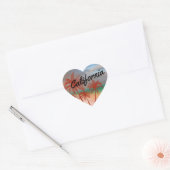 Cœur Sticker californien (Enveloppe)