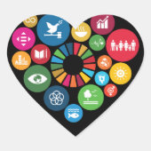 Cœur Sticker cardiaque (Devant)