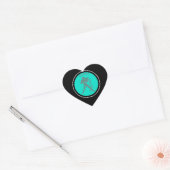 Cœur Sticker cardiaque Aquarius (Enveloppe)