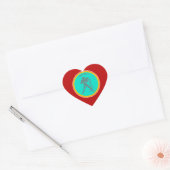 Cœur Sticker cardiaque Aquarius (Enveloppe)