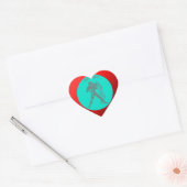 Cœur Sticker cardiaque Aquarius (Enveloppe)