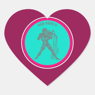Cœur Sticker cardiaque Aquarius