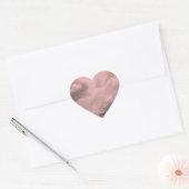 CŒUR STICKER CARDIAQUE DE NUAGES ROSES (Enveloppe)