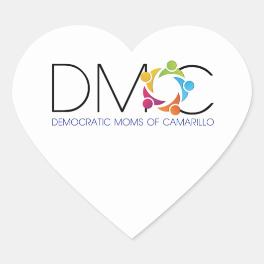 Cœur Sticker cardiaque DMOC (Devant)