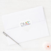 Cœur Sticker cardiaque DMOC (Enveloppe)