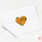 Cœur Sticker cardiaque du Nasturtium (Enveloppe)