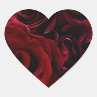 Cœur Sticker cardiaque Red Roses