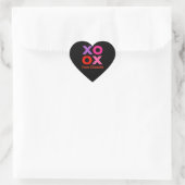Cœur Sticker cardiaque XOXO Valentines (Sac)