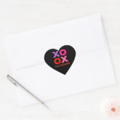 Cœur Sticker cardiaque XOXO Valentines (Enveloppe)