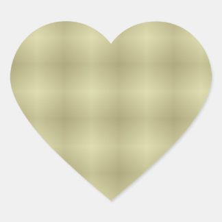 Cœur Sticker Carré Gold Gradient