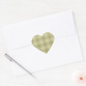 Cœur Sticker Carré Gold Gradient (Enveloppe)