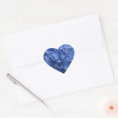 Cœur Sticker Coeur Blue Hydrangeas (Enveloppe)