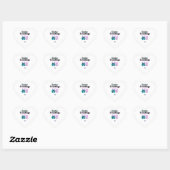 Cœur Sticker Coeur Bunny Fuzzies (Feuille)