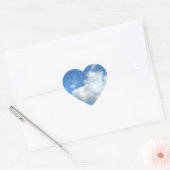 Cœur Sticker Coeur Cloud (Enveloppe)