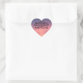 Cœur Sticker Coeur de Flûte Pan (Sac)
