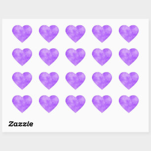 Cœur Sticker Coeur des nuages de bleuets