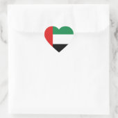 Cœur Sticker Coeur Drapeau des EAU (Sac)