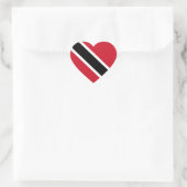 Cœur Sticker Coeur Drapeau Trinité-et-Tobago (Sac)