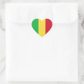 Cœur Sticker Coeur du drapeau du Mali (Sac)