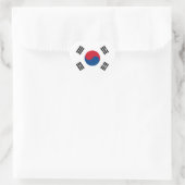 Cœur Sticker Coeur du drapeau sud-coréen (Sac)