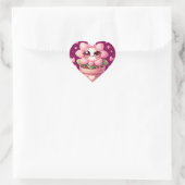 Cœur Sticker coeur Fleur Love (Sac)