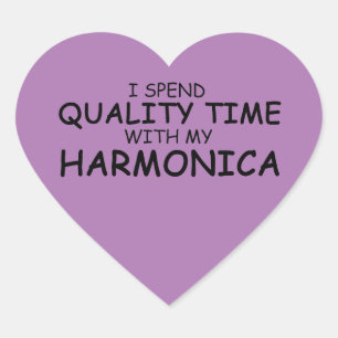 Cœur Sticker Coeur Harmonica Time
