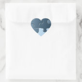 Cœur Sticker Coeur Jigsaw (Sac)