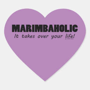 Cœur Sticker Coeur Marimbaholic