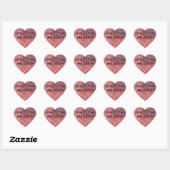 Cœur Sticker Coeur Melodeon Time de qualité (Feuille)